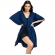 Robe em Viscolycra Lisa - Marinho