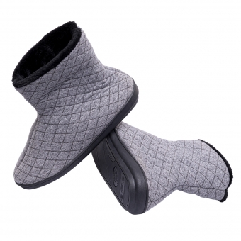 Bota Elegance Anatômica em Quilt Matelassê com Pelúcia