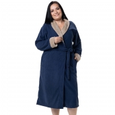Robe Microsoft com Pelúcia - Marinho