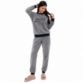 Pijama Feminino Pelúcia Fleece Wellness