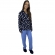 Pijama Puff Modal Winter Elastano Aberto - Marinho