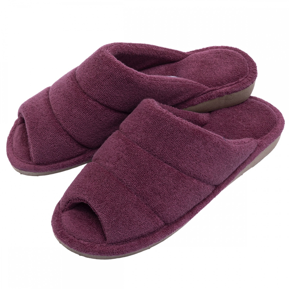 Pantufa Atoalhada Anatômica PUFF - Bordô