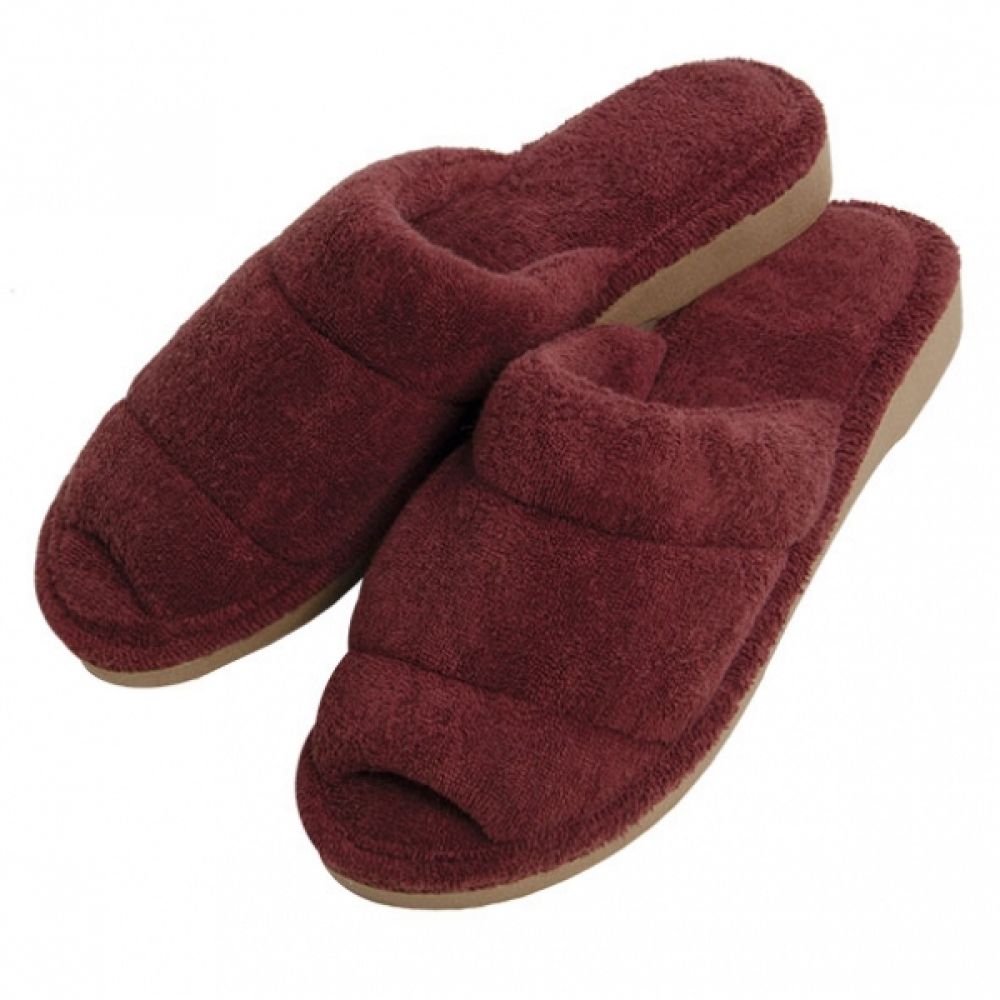 Pantufa Atoalhada Anatômica PUFF - Bordô