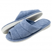 Pantufa Atoalhada Anatômica PUFF - Indigo