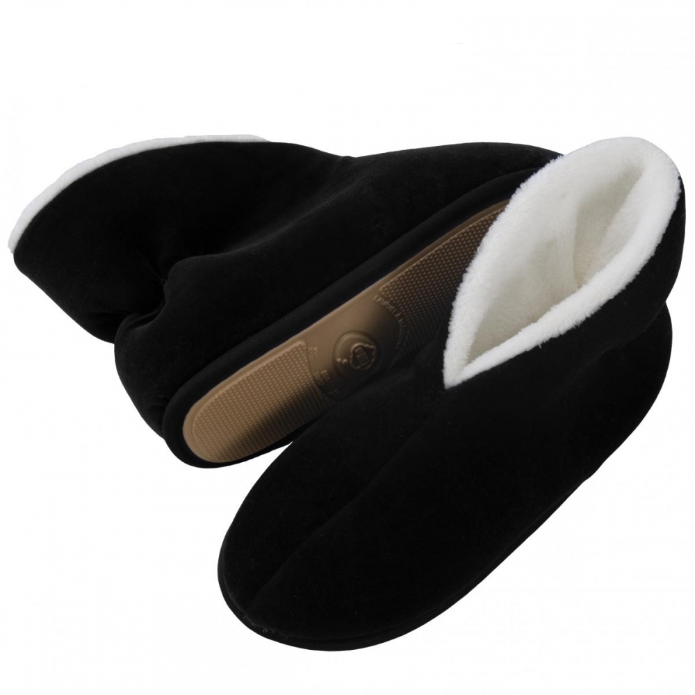 Bota Flexível Infantil Push com Pelúcia - Preto