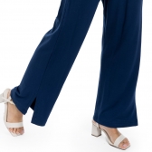 Conjunto Moletinho Cropped Feminino - Marinho